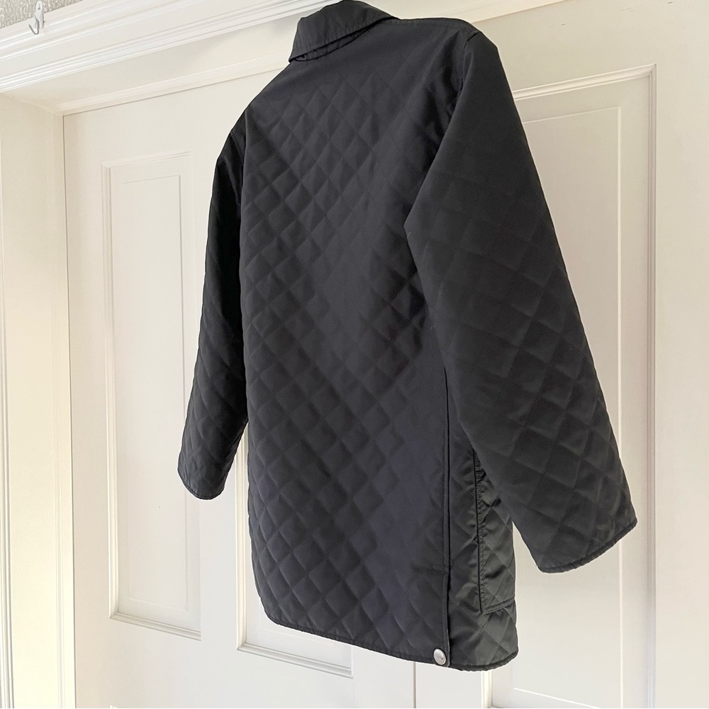 Ferragamo black quilted jacket S - Picture 14 of 16